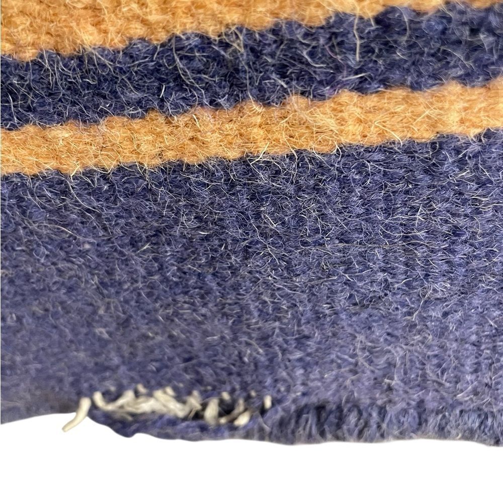 Wool Kilim Rug Pink Blue Yellow - Picture 10 of 10